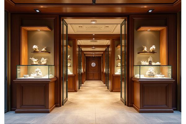 Eingangsbereich eines luxuriösen Juwelierateliers in Zürich